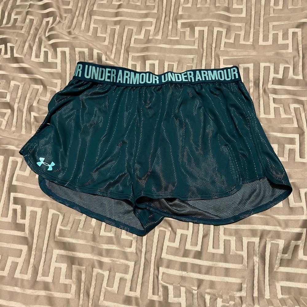 Under Armour Teal running shorts
